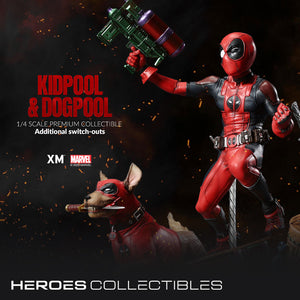 XM Studios Kidpool and Dogpool 1/4 Scale Statue