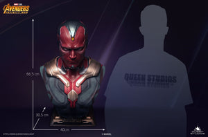 Queens Studio Vision (Avengers) 1:1 Scale Lifesize Bust