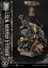 Prime 1 Studio Eren, Mikasa, & Armin (Attack on Titan) (Deluxe Bonus Version) 1/4 Scale Statue