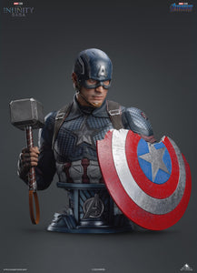 Queen Studios Captain America Life-Size (Bust) 1/1 Scale Statue