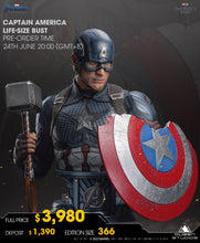 Queen Studios Captain America Life-Size (Bust) 1/1 Scale Statue