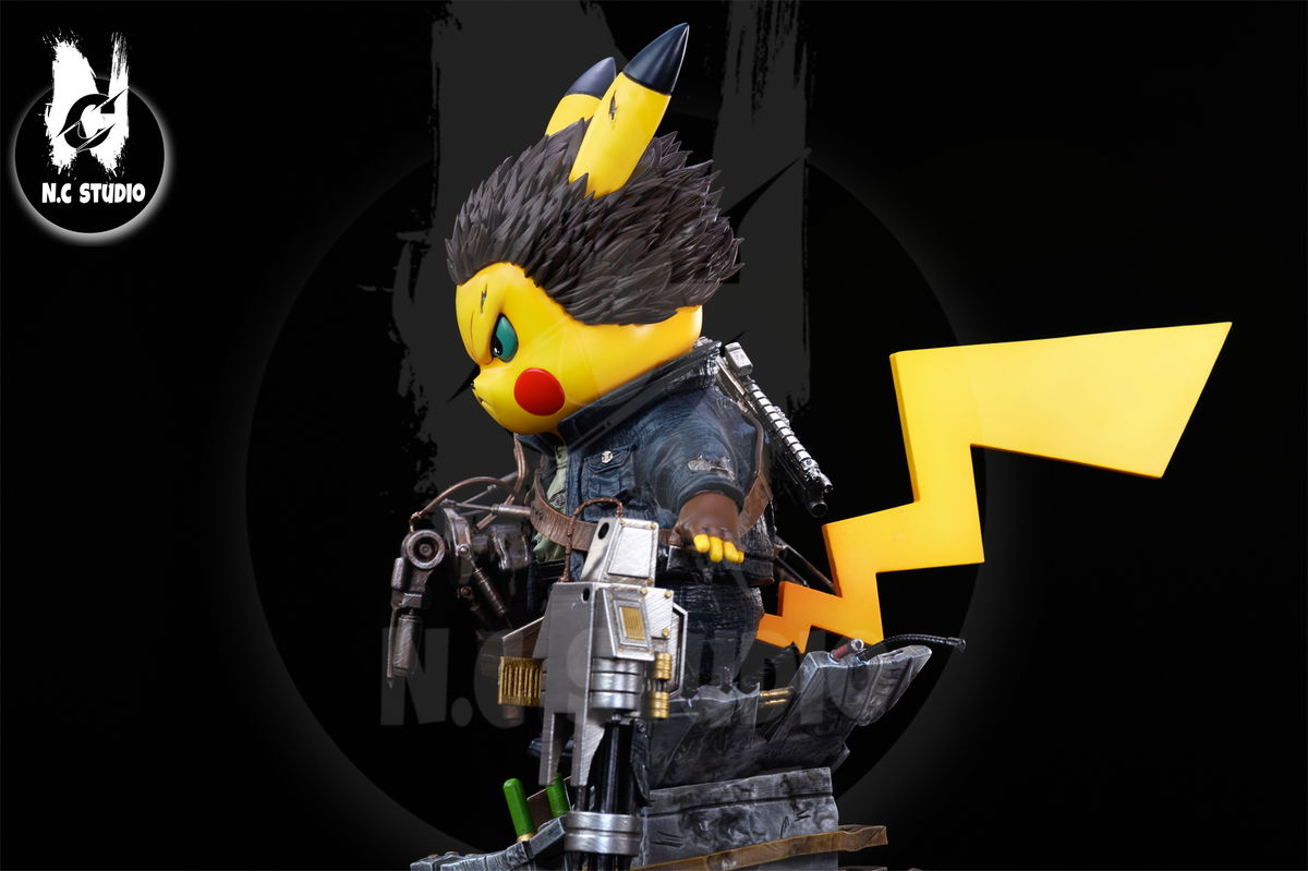 N.C Studio Terminator Pikachu (Pokemon / Terminator) Statue – Heroes ...