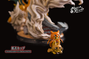 Mecca Studio Charizard vs Dragonite (Pokemon) Statue