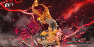 Mecca Studio Charizard vs Dragonite (Pokemon) Statue