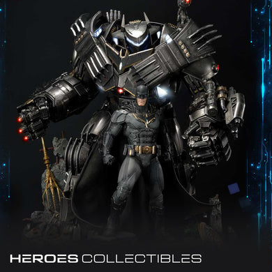 Prime 1 Studio Justice Buster + Batman (Ultimate Version) (Josh Nizzi Design) Statue