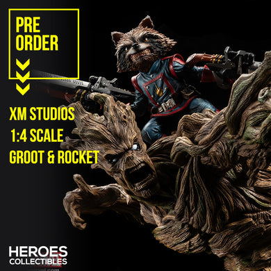 XM Studios Groot & Rocket 1:4 Scale Statue