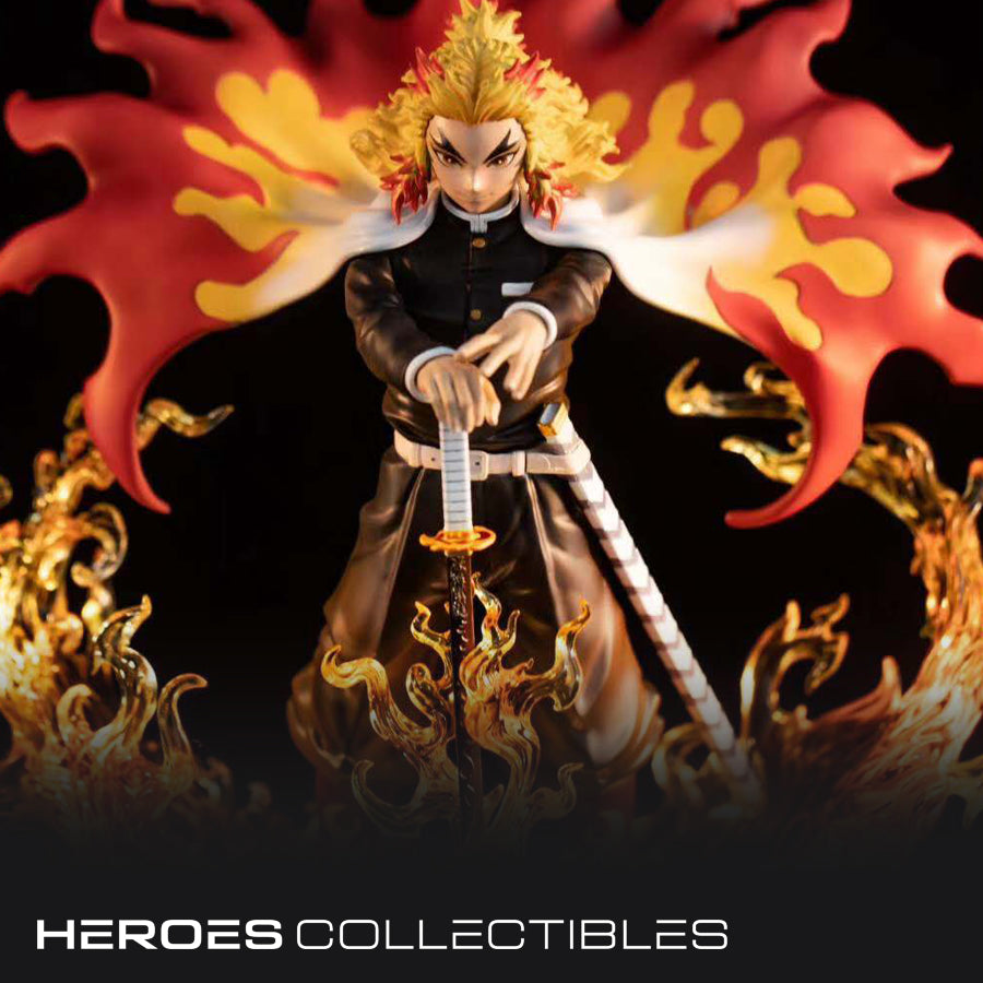 Jianke Studio Kyojuro Rengoku (Demon Slayer) 1:8 Scale Statue – Heroes ...